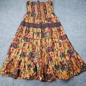 Vintage My Obsession Maxi Skirt Womens 1X Boho Peasant Western Whimsical Cottage